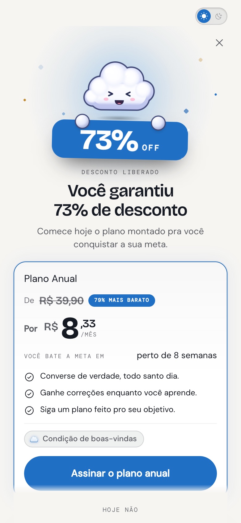 Oferta, Cláudia